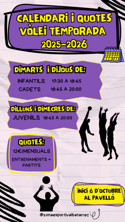 Albatàrrec - Volei