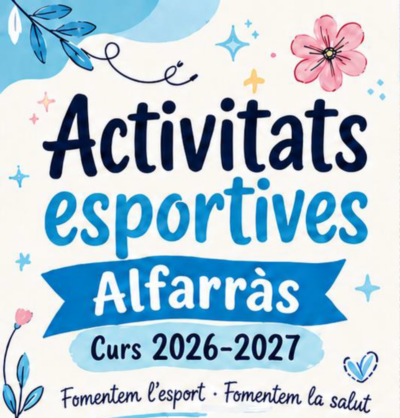 Alfarràs Activitats Alfarràs 2026-27