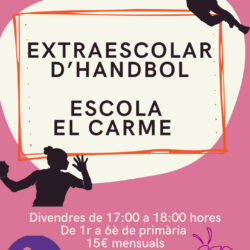 Extraescolars Tonnuci Extraescolars d'Handbol Escola Tonnuci