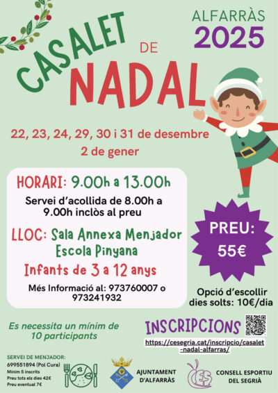 Casalet de Nadal - Alfarràs 2025
