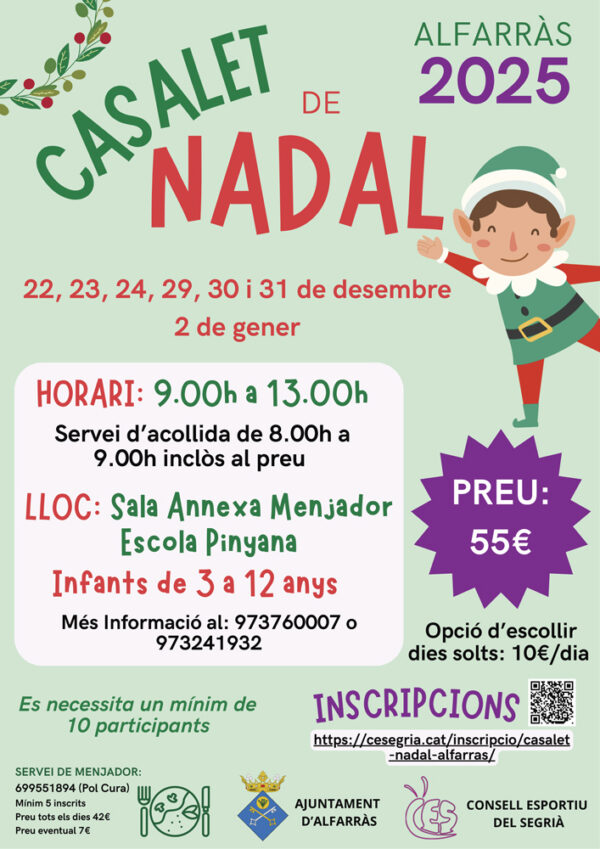 Casal de Nadal Alfarràs Casalet de Nadal - Alfarràs 2025