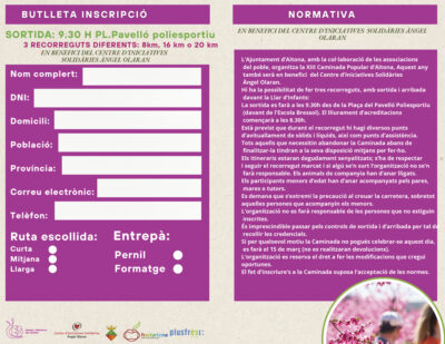 XIV Caminada Popular