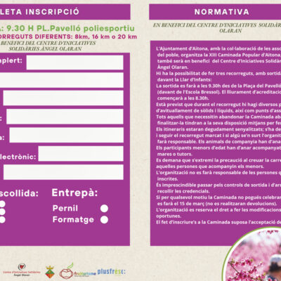 XIV Caminada Popular