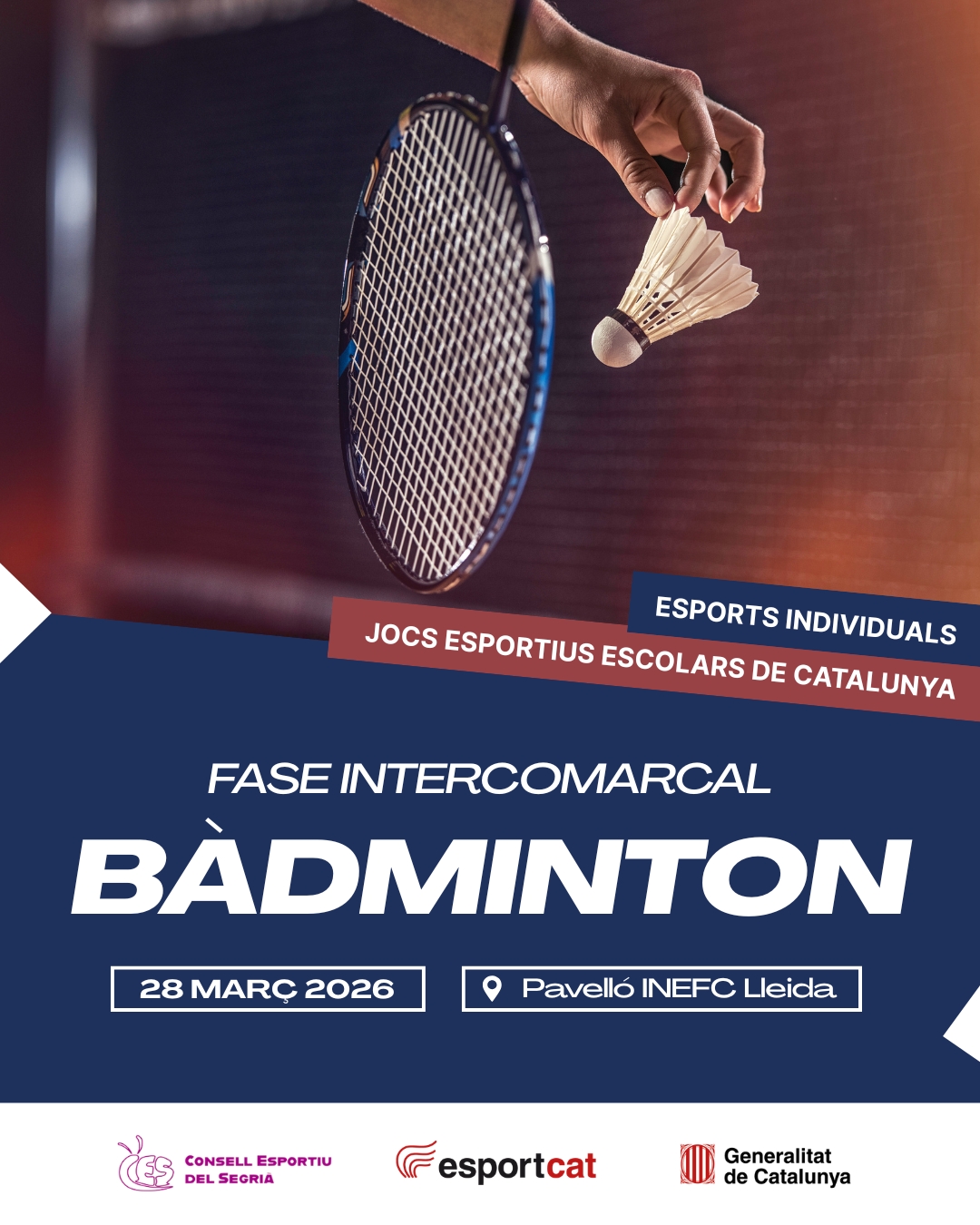 FASE INTERCOMARCAL DELS JEEC DE BÀDMINTON