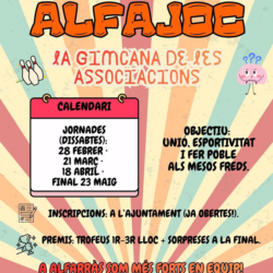 1a Edici ALFAJOC