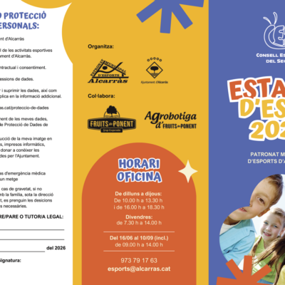 Alcarràs ALCARRÀS - Estades d'estiu 2026