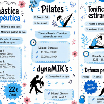 Alfarràs Activitats Alfarràs 2026-27
