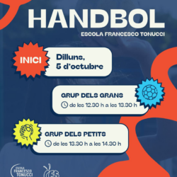 Handbol - Escola Francesco Tonucci