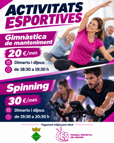 Activitats esportives - Sunyer